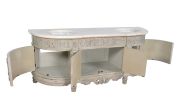 Essex Parchment Double Vanity 84 inch