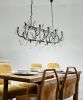 Barcelona Smoked Stainless and Crystal Chandelier