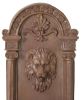 Terra Cotta Lion Hanging Wall Fountain