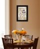 "Everyday Starts with Coffee" by Artisan Trendy Decor 4U, Ready to Hang Framed Print, Black Frame